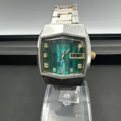 サ*ー様 ②セイコー 自動巻き 腕時計 青　動作確認済み