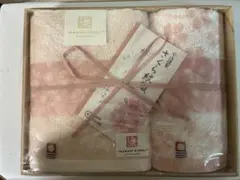 今治謹製　さくら紋織　 フェイスタオル ウォッシュタオル 計2枚セット