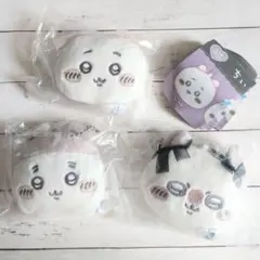 ちいかわ　モモンガ　古本屋　マスコットミラー リボン　セット ガチャガチャ