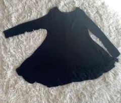 ZARA ブラックフレアワンピース　S〜M相当