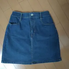 デニムブルー タイトスカート Mサイズ