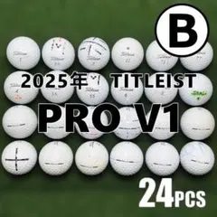 B69 Titleist PROV1 2025年 白 ロストボール24球