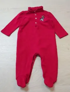 Ralph Lauren 赤いロンパース　6m 70 ポロベア