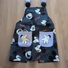 ミッキーマウス エプロン 子供用　100-110cm