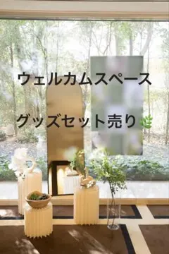 結婚式　ウェルカムスペース　５点セット【9000円相当】