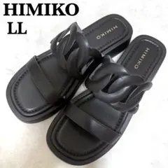 美品 卑弥呼 HIMIKO カットワークトラックソールサンダル 黒 LL 完売品のサムネイル