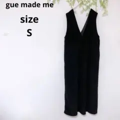 ♡gue made me♡Vネックワンピース ロング ゆったり ブラック