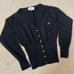 ヴィヴィアンゴールドレーベル カーディガン Uネック オーブ イタリア製 黒 楽天市場】vivienne westwood カーディガンの通販