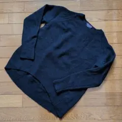 【匿名配送】シンプリシティ　シンプリシテェ　セーター　ネイビー　ウール　カシミア