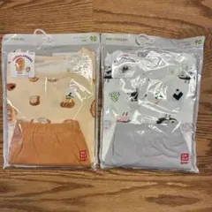ユニクロ　パンどろぼう　パジャマ　半袖　90cm 2セット
