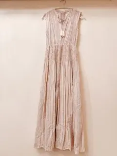 リリーブラウン ノースリーブロングワンピース