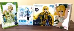 SAOフィギュアまとめ売り 4体セット アリス リーファ アスナ LPM EXQ