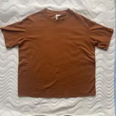 H&M ブラウン TシャツメンズS