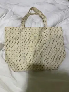 雑誌付録　ジェラートピケ　トートバッグ　ホワイト　星柄