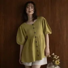 mideal グリッターぺプラムニットのサムネイル