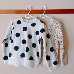 裏起毛トレーナー　110cm　2枚セット