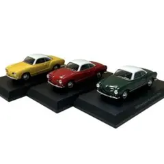 京商 1/64 フォルクスワーゲン カルマン ギア 3台セット　コンプリート Amazon.co.jp: 京商 1/64 フォルクスワーゲン ミニカー