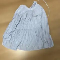 coca 艶ギャザーブラウス ONE SIZE パープル