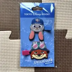 ディズニー　ズートピア2 ニック＆ジュディヘアクリップセット