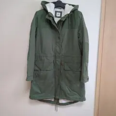 GAP フード付きモッズコート L オリーブグリーン カーキ