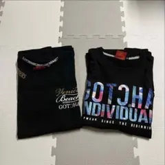GOTCHA 半袖Tシャツ 黒 2枚セット