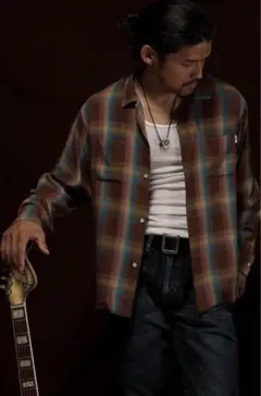 RATS RAYON CHECK SHIRT ラッツ シャツ チェックのサムネイル