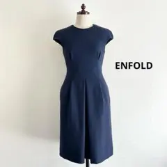 enfold　エンフォルド　プリーツワンピース enfold エンフォルド プリーツワンピース - メルカリ