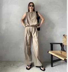 Pasterip(パセリ)Easy drawstring jumpsuit - メルカリ