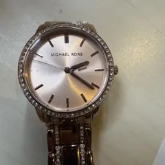MICHAEL KORS 腕時計 ローズゴールド　電池切れ　ジャンク扱いのサムネイル
