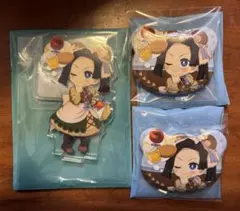 鬼滅の刃 実りの秋まつり アオイ アクリルスタンド 缶バッジ セット