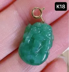 JADE BUDDA CHARM 翡翠 ブッダ チャーム 14K GOLD - メルカリ