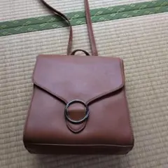 LANCEL ハンドバッグ ボルドー リングモチーフ - メルカリ
