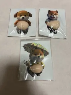 柴犬キャラクターシール3体セットYuria Shop
