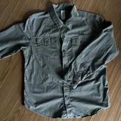 オリーブグリーン長袖シャツ あーみー