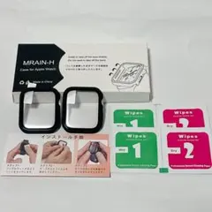 Apple Watch ケース 45mm 2枚入り ブラック