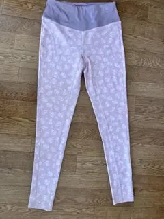 花柄ピンクハイウエストヨガパンツ