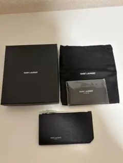 SAINT LAURENT ブラック　フラグメントケース