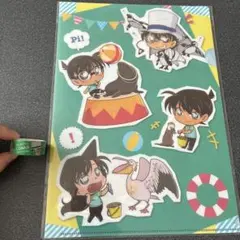 名探偵コナン　キャラクターグッズ　まとめ売り　クリアファイル　マスキングテープ