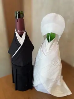 御祝ワインボトルカバーセット　結婚式
