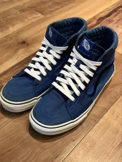 Vans Sk8-Hi 青 スエード - メルカリ