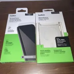 iPhone 17 Pro Max用 ケース＆保護フィルムセット（Belkin）