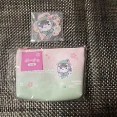 忍たま乱太郎 フリューくじ 桜もちぴこ ポーチ アクスタ 中在家長次