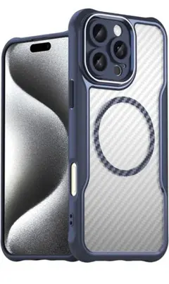 iPhone 16 Pro Maxケース MagSafeに対応半透明カバー 薄型