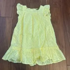 【美品】 BeBe ワンピース　イエロー