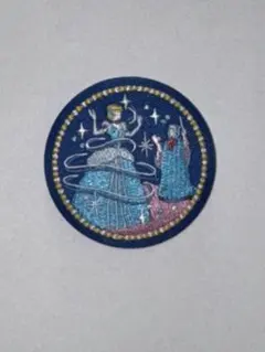 ディズニー刺繍缶バッチ2 シンデレラ