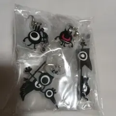 3点 トライガン展 TRIGUN ラバーストラップ ニコラス ヴァッシュ 黒猫