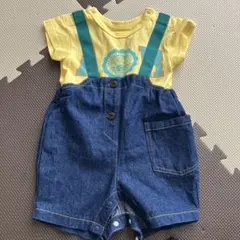 BREEZE サスペンダー風ロンパース 70