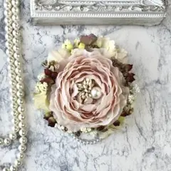 コサージュ　ラナンキュラス ベビーピンク　卒業式　入学式　セレモニー　結婚式