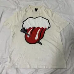 number nine リップモチーフ プリント Tシャツ ホワイトのサムネイル