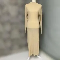 【SALT+JAPAN】ロングニットワンピース　38(M)　タグ付き